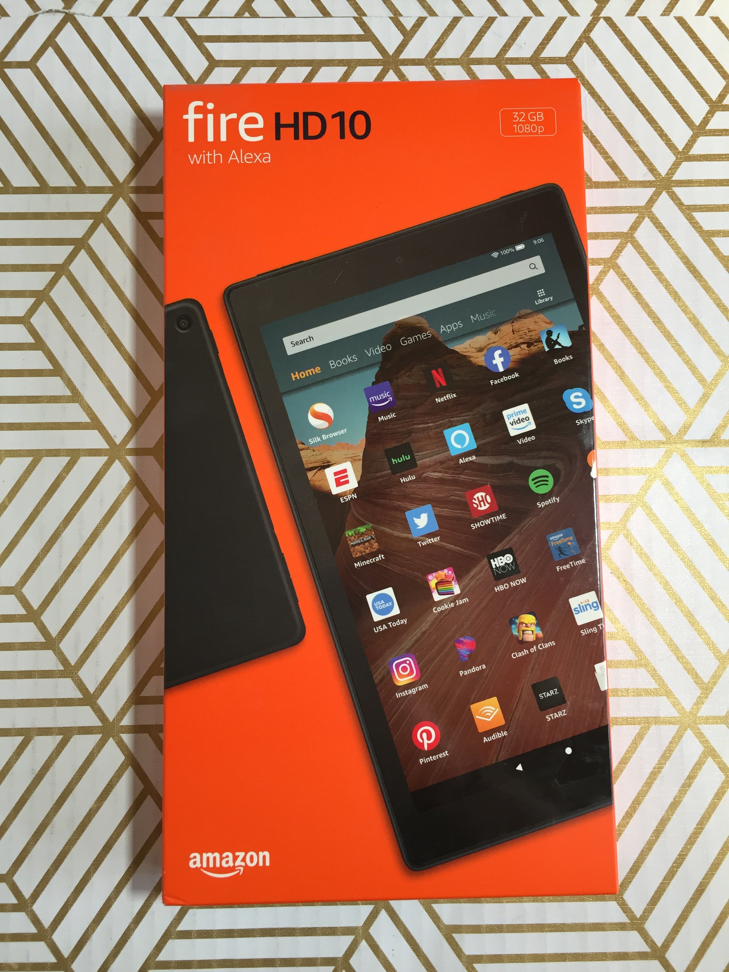 Fire HD 10 Tablet, 10.1" 32GB Latest Model Black **SEALED** (7723642585326)